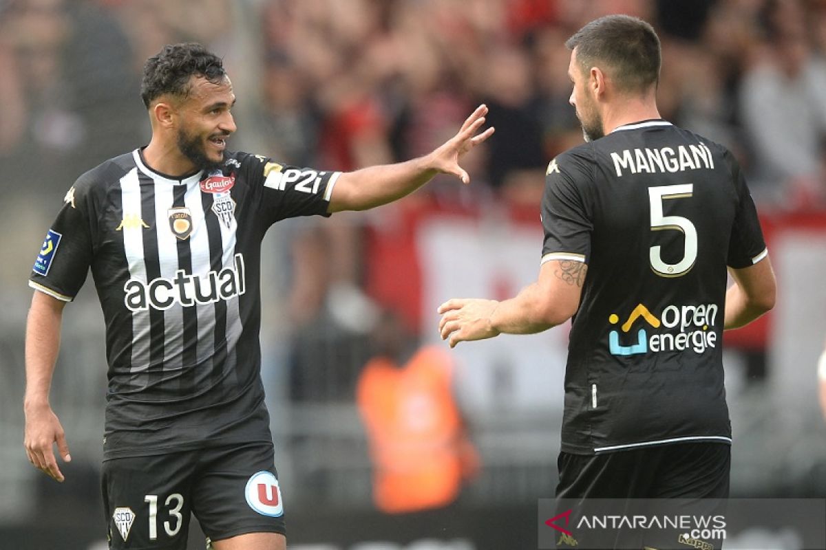 Angers menanjak ke puncak klasemen sementara Liga Prancis