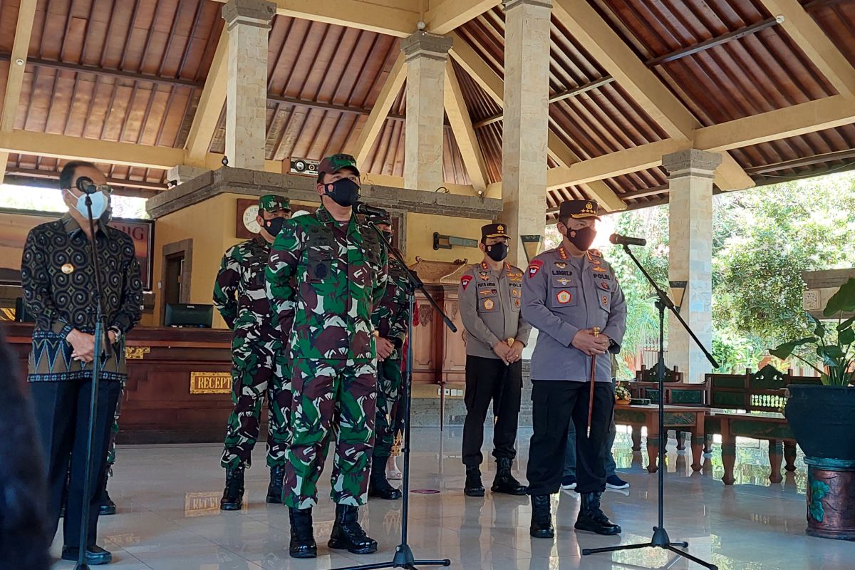 Panglima TNI-Kapolri harap 3T dan vaksinasi di Bali bisa optimal
