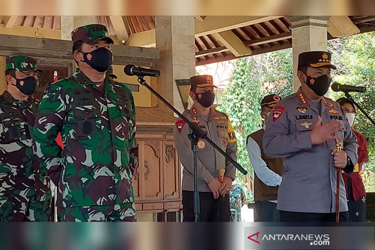 Panglima TNI dan Kapolri tinjau fasilitas isolasi terpusat di Denpasar