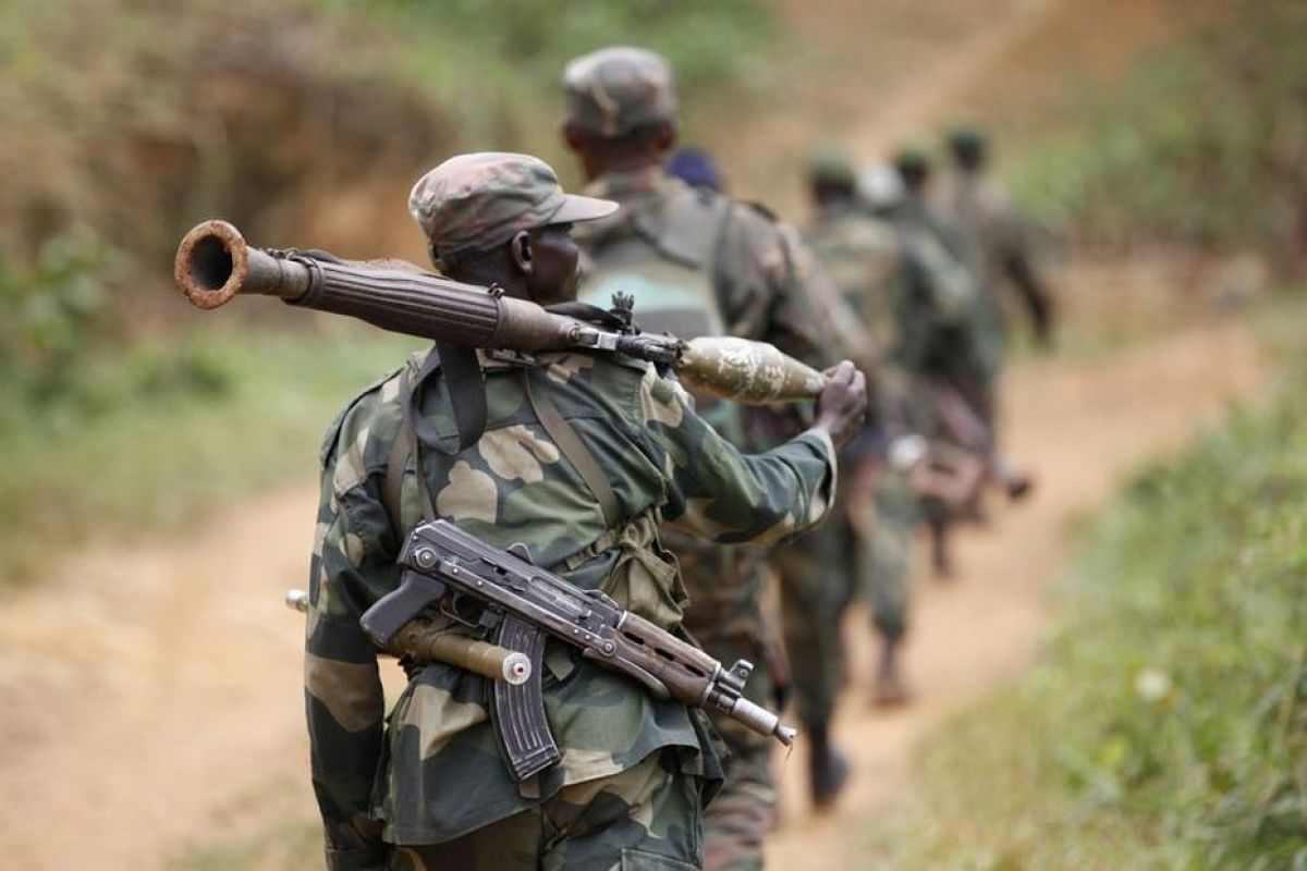 Terduga militan Kongo serang desa, 19 orang tewas