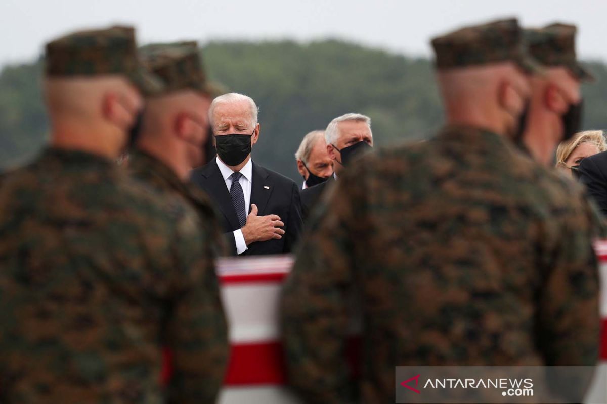 Joe Biden beri pengarahan tentang serangan roket di Bandara Kabul
