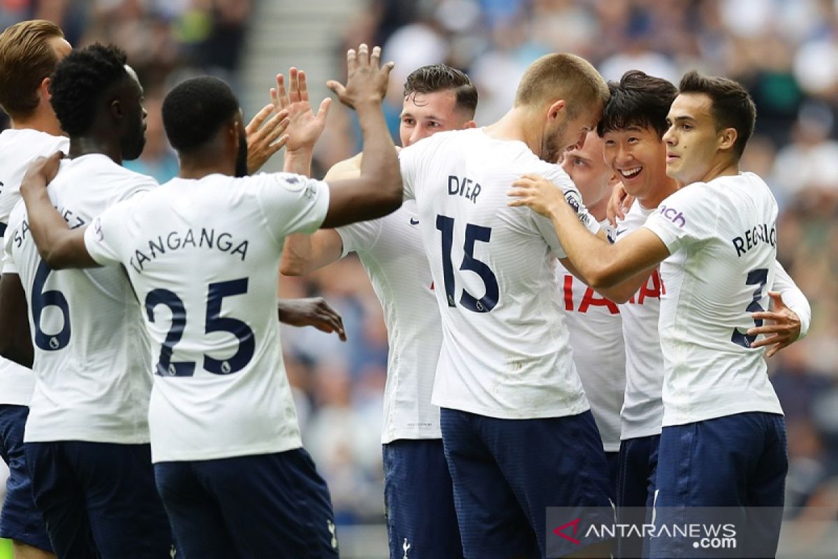 Klasemen Liga Inggris, Tottenham sempurna dan duduki puncak