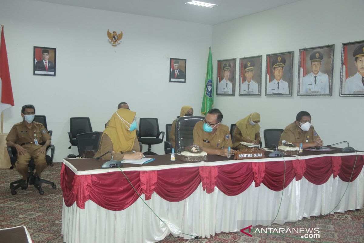 Sekda HSS ikuti rapat sosialisasi Permendagri Nomor 28 tahun 2021