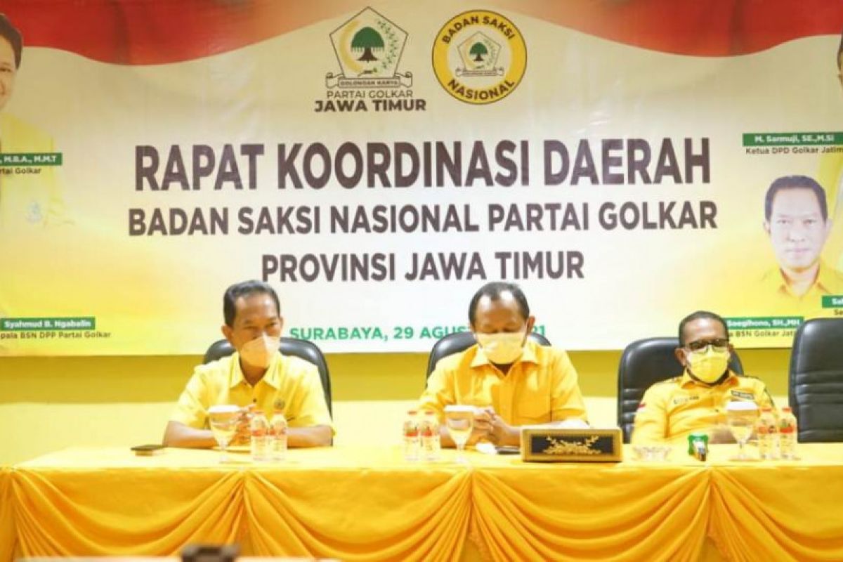 Golkar Jatim siapkan sekolah khusus saksi untuk Pemilu 2024