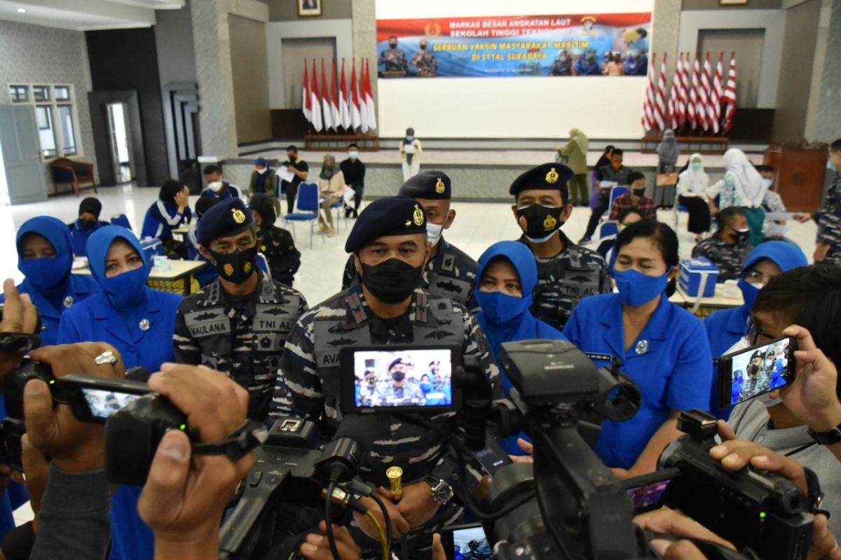 TNI AL selenggarakan serbuan vaksinasi COVID-19 di STTAL