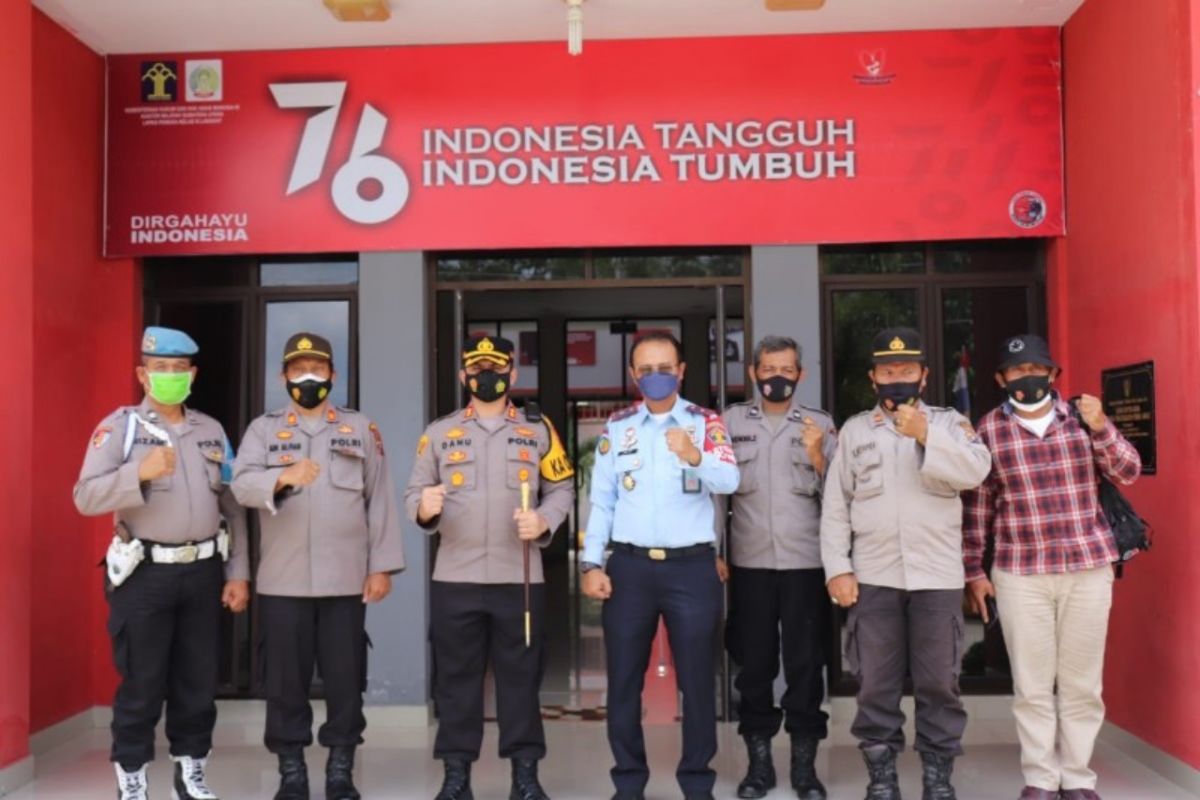 Kapolres Langkat tinjau  vaksinasi di Lapas Pemuda Hinai