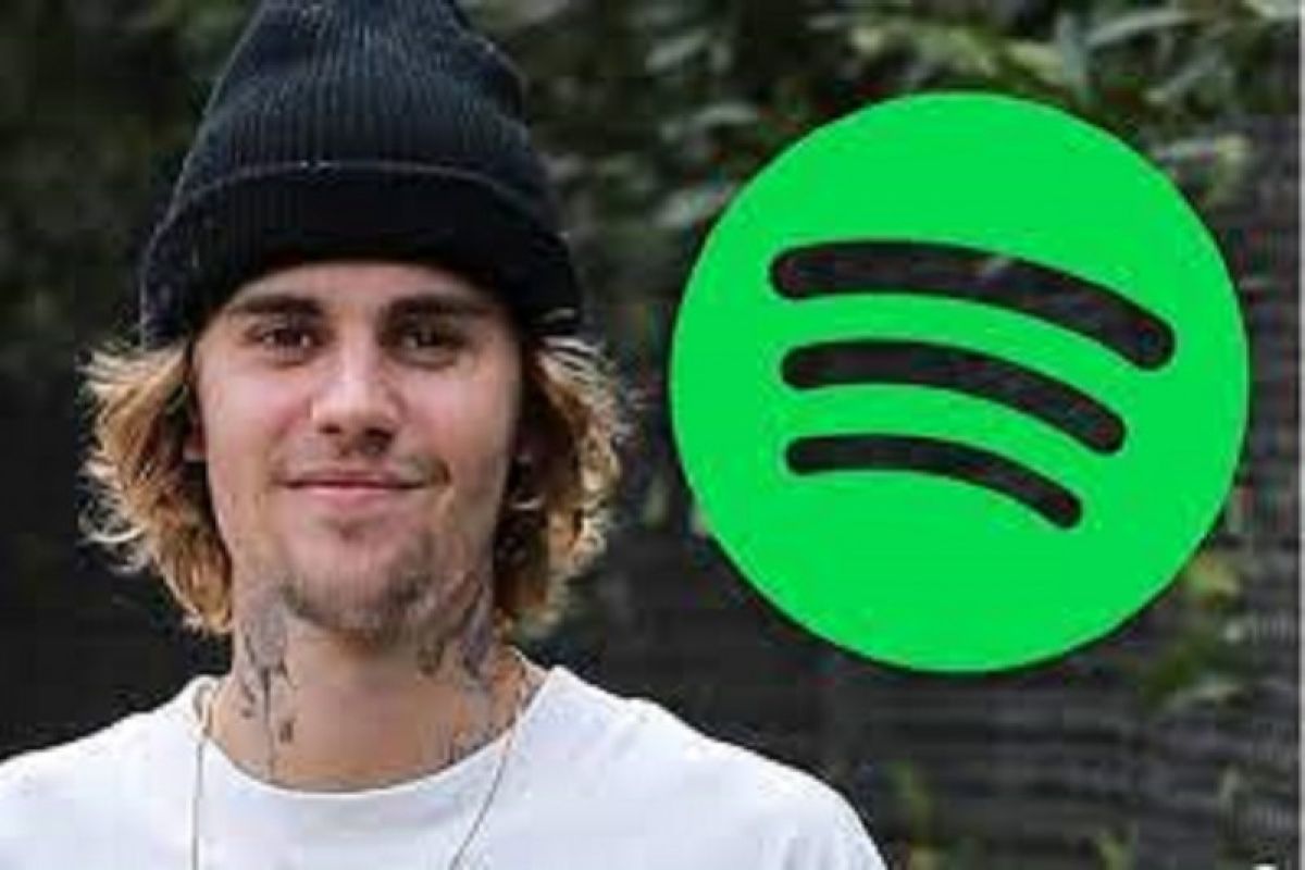 Justin Bieber berhasil pecahkan rekor pendengar bulanan terbanyak di Spotify