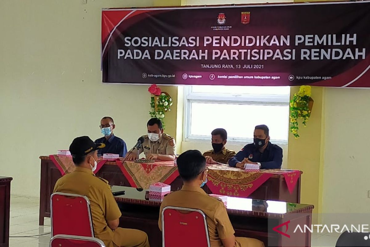 Alasan KPU Agam sosialisasikan pendidikan pemilih di enam kecamatan ini