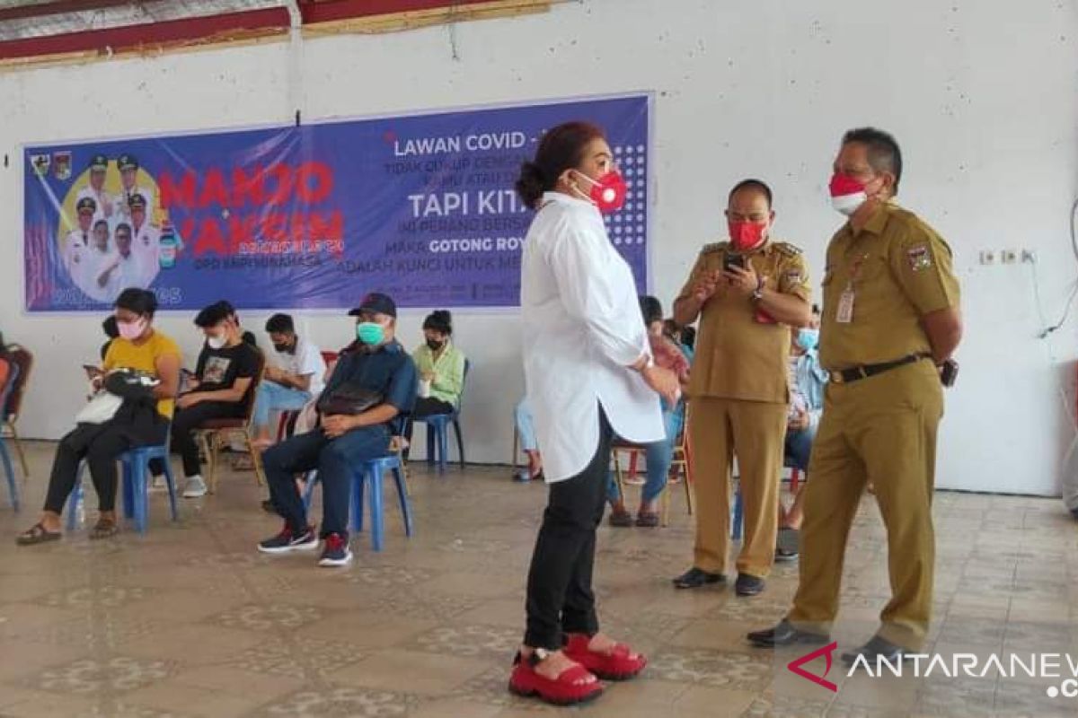 TP-PKK Minahasa apresiasi KNPI bantu vaksinasi COVID-19