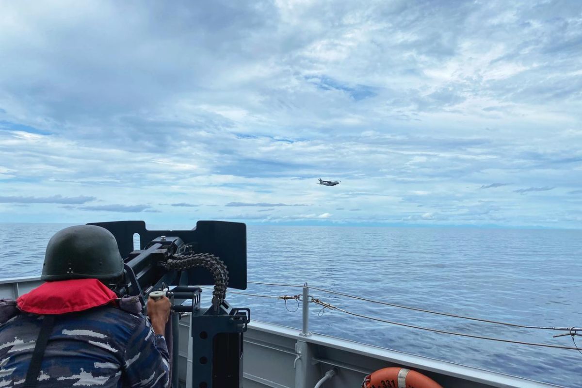 TNI AL latihan tempur di perairan pulau terluar Indonesia