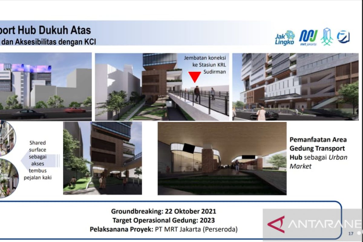 MRT targetkan bangun kawasan terintegrasi Dukuh Atas mulai Oktober