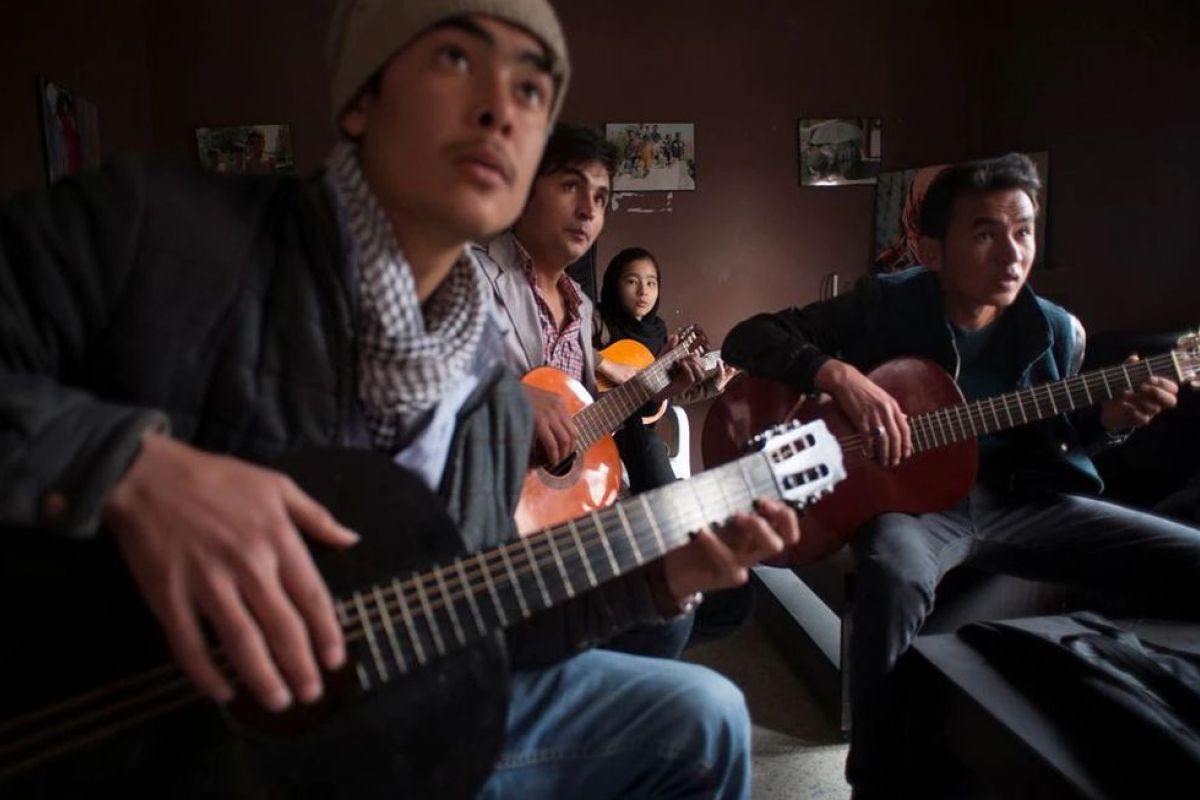 Tak ada suara musik terdengar di Afghanistan