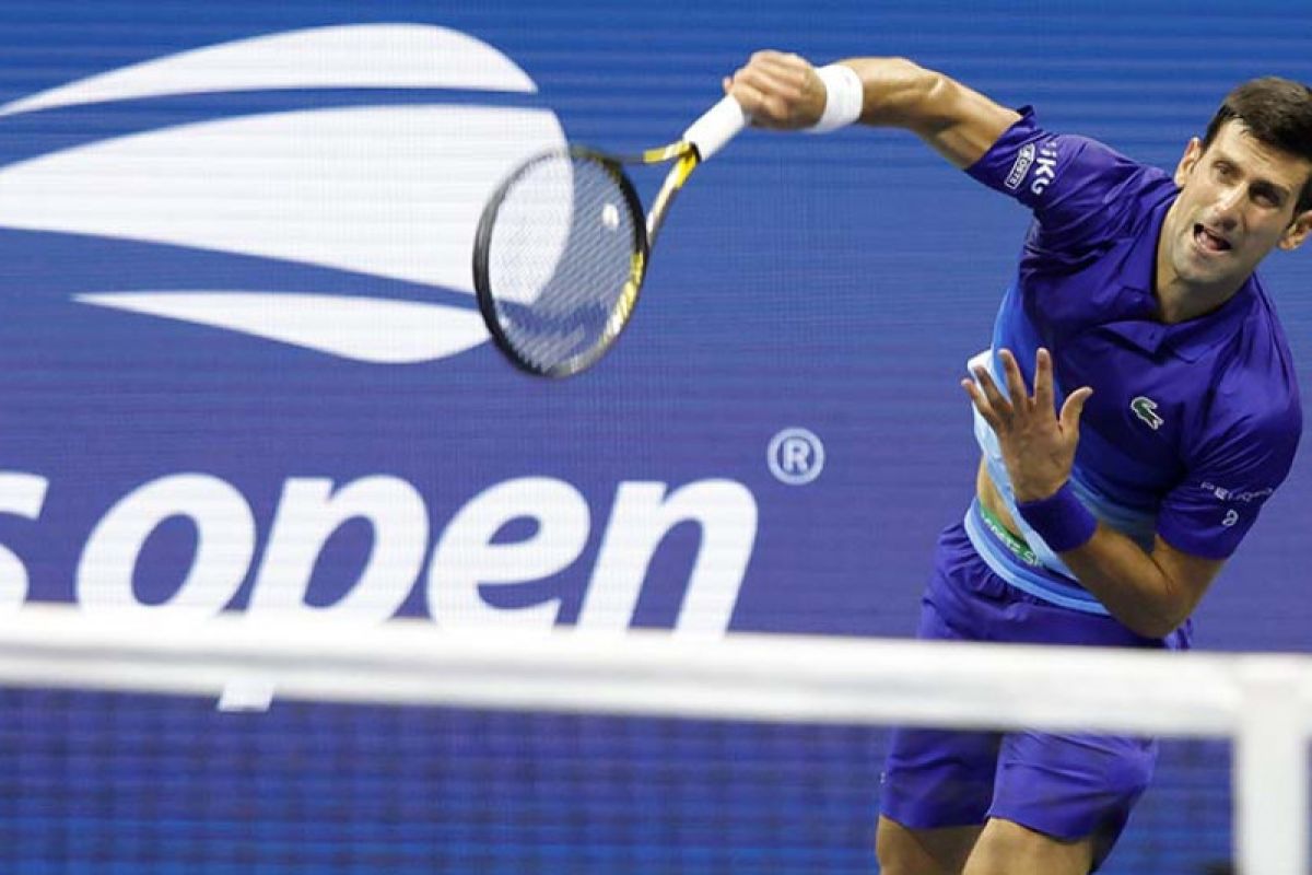 Novak Djokovic lalui liga sulit di babak pertama US Open 2021