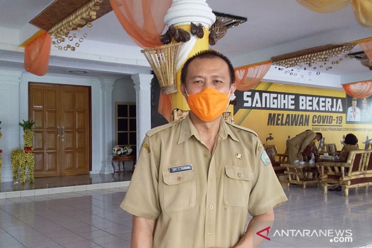 Dinkes: Sangihe menjadi zona kuning penyebaran COVID-19