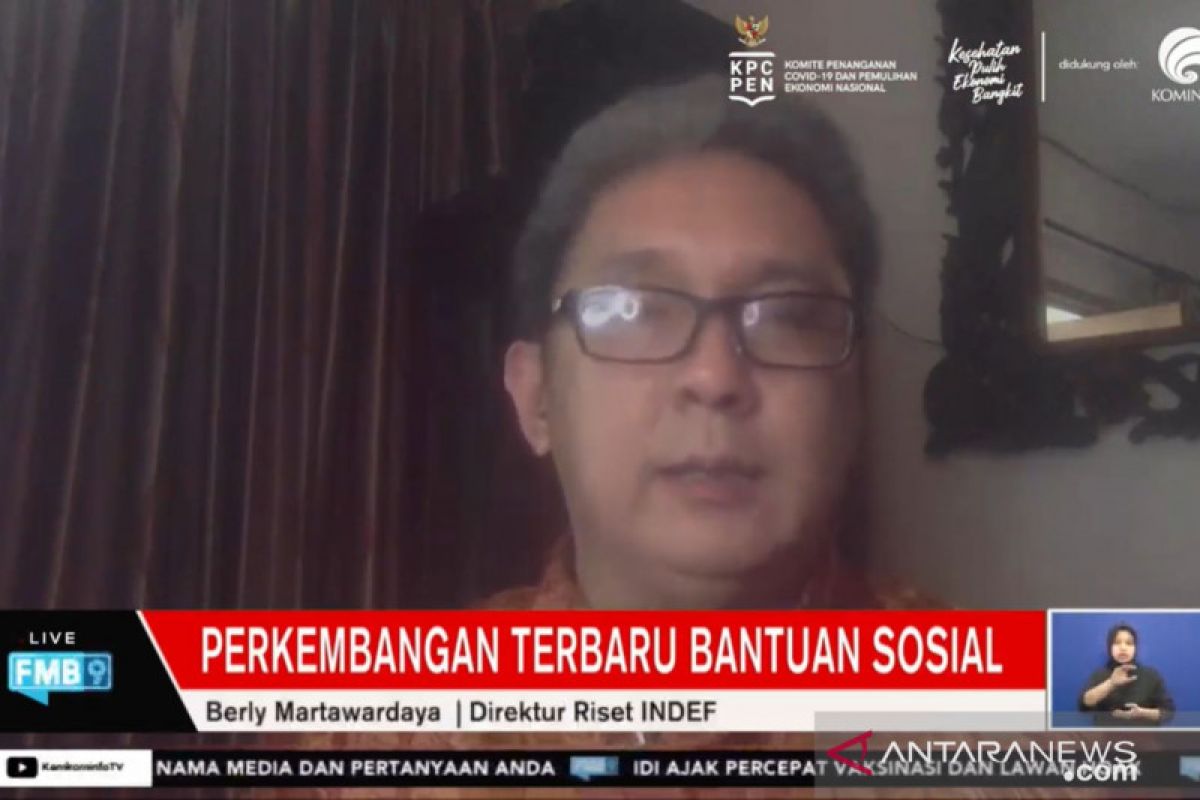 INDEF: Masa pandemi perlu jadi momentum perbaikan DTKS