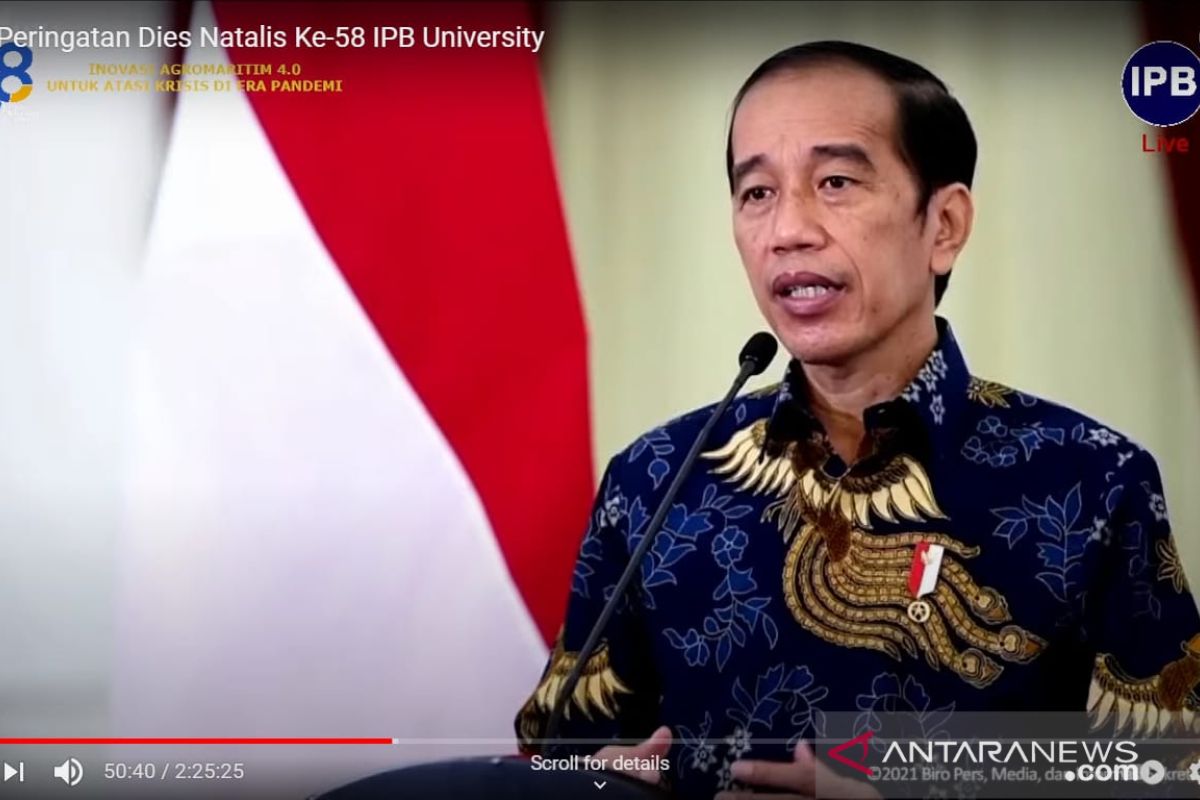 Presiden Jokowi ingin menjadikan IPB kampus pelopor inovasi