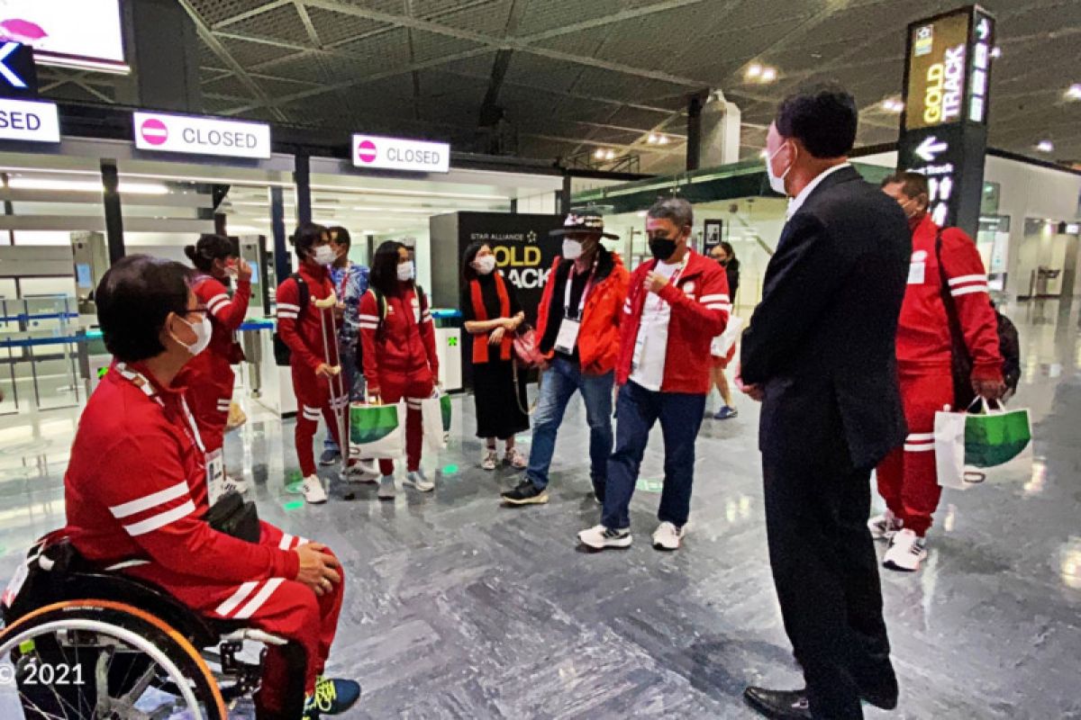 KBRI Tokyo lepas kepulangan kloter 2 kontingen Paralimpiade Indonesia