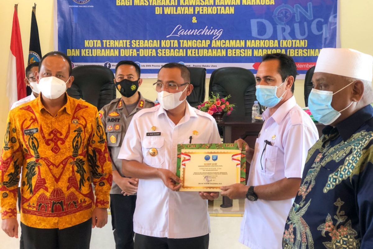 Wali kota Tauhid jadikan kelurahan di Ternate bersih narkoba, begini penjelasannya