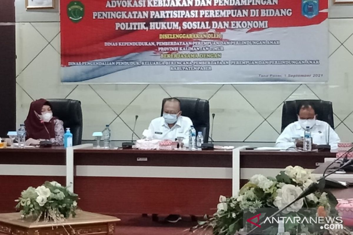 IPM laki-laki dan perempuan Kabupaten Paser jomplang