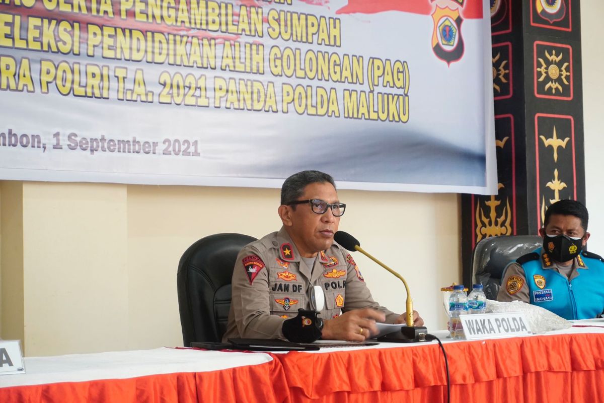Lima perwira menengah Polda Maluku ikut seleksi Sespimti, meniti karier