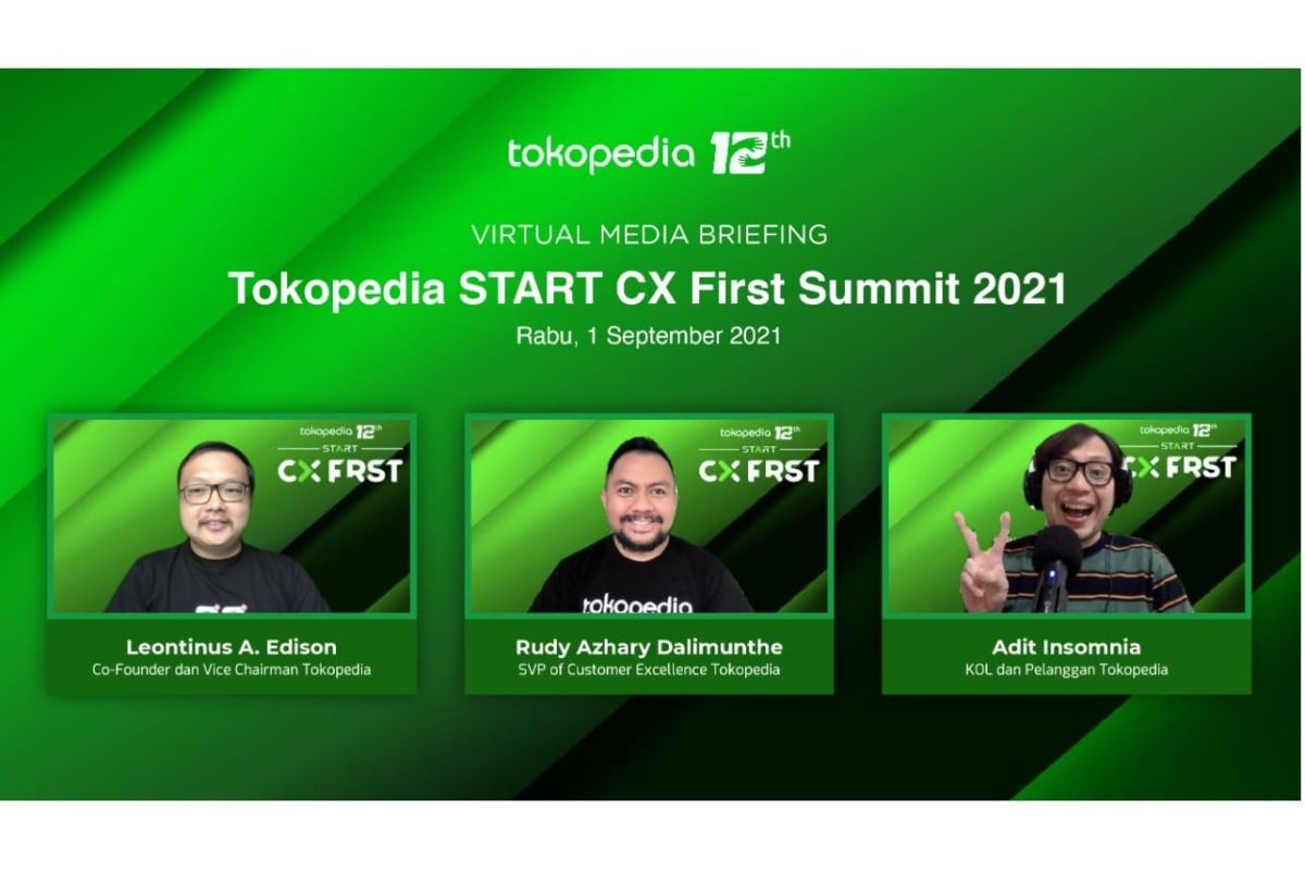 Rayakan Hari Pelanggan, Tokopedia adakan START CX First Summit 2021