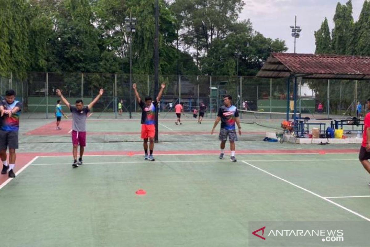 PT Timah Tbk bantu operasional pemusatan pelatda atlet tenis Babel jelang PON Papua