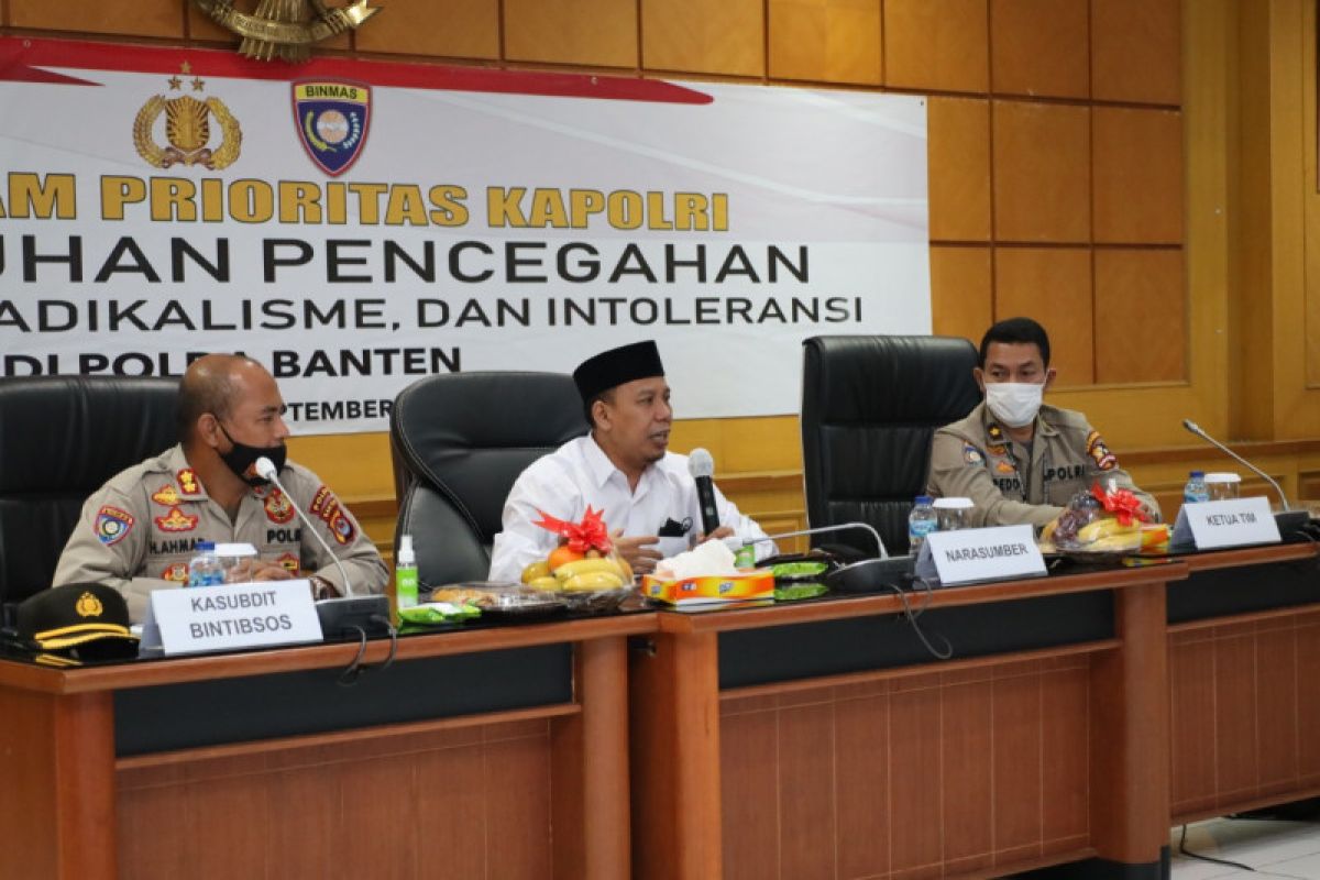 FKPT dan Polda Banten penyuluhan antisipasi faham radikalisme dan intoleransi