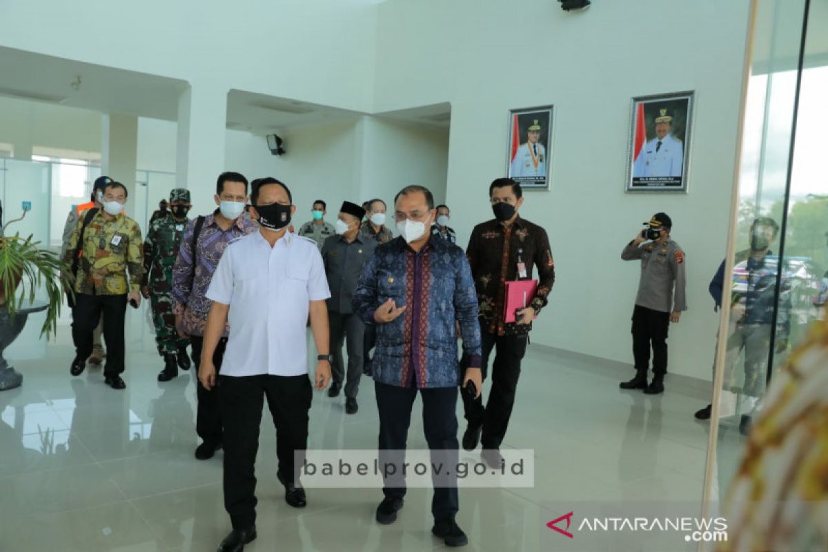 Mendagri Tito Karnavian Tiba di Pulau Bangka