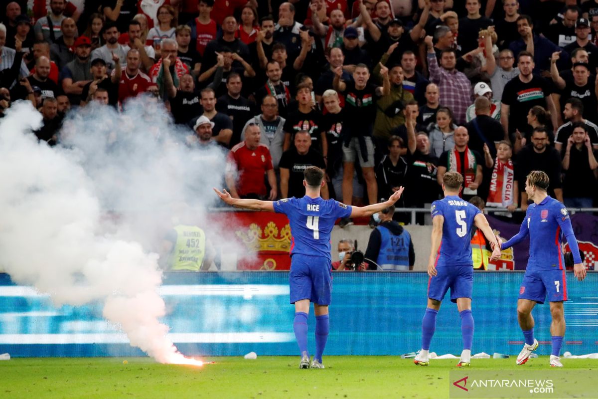 FIFA selidiki aksi pelecehan rasial di laga Hungaria vs Inggris