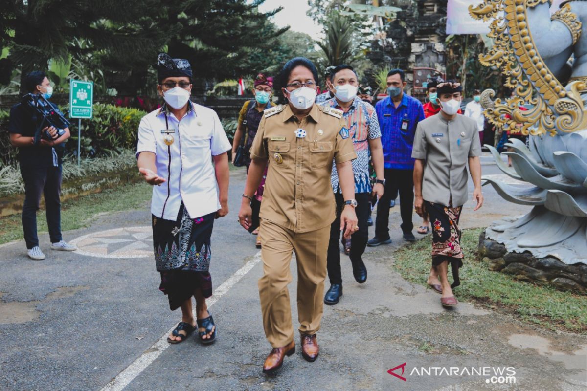 Tim KI Pusat lakukan penilaian informasi publik di Desa Punggul-Badung