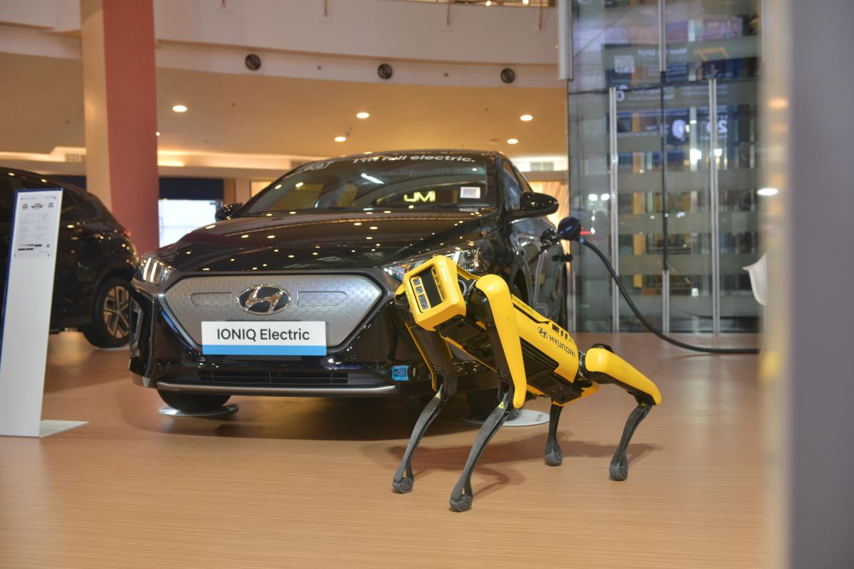 Hyundai Indonesia bersama Boston Dynamic pamerkan robot pintar 'Spot'