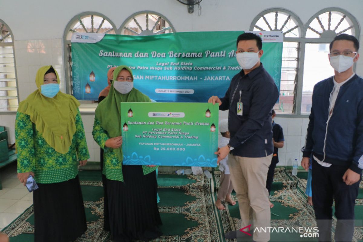 Pertamina berbagi kebaikan kepada anak yatim di Jakarta