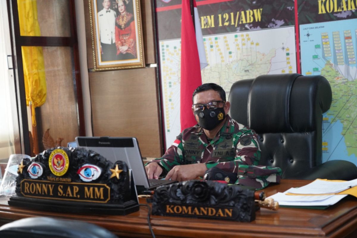 Komandan Korem 121/ABW sampaikan duka cita gugurnya prajurit TNI AD di Papua