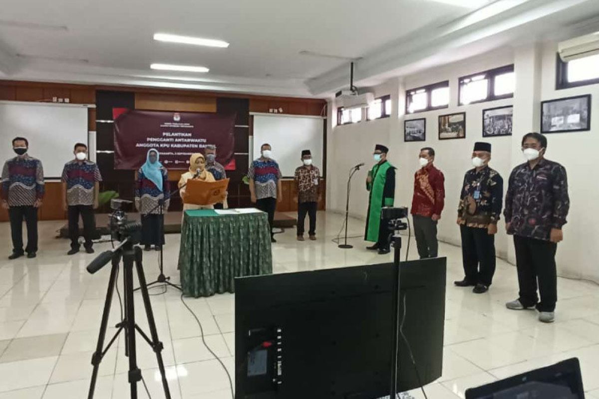 KPU RI melantik PAW anggota KPU Kabupaten Bantul