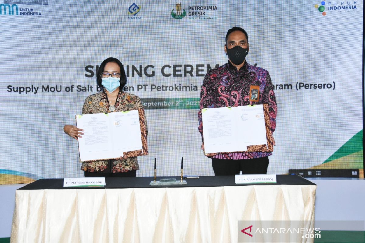 Petrokimia Gresik  inks MoU for soda ash factory establishment