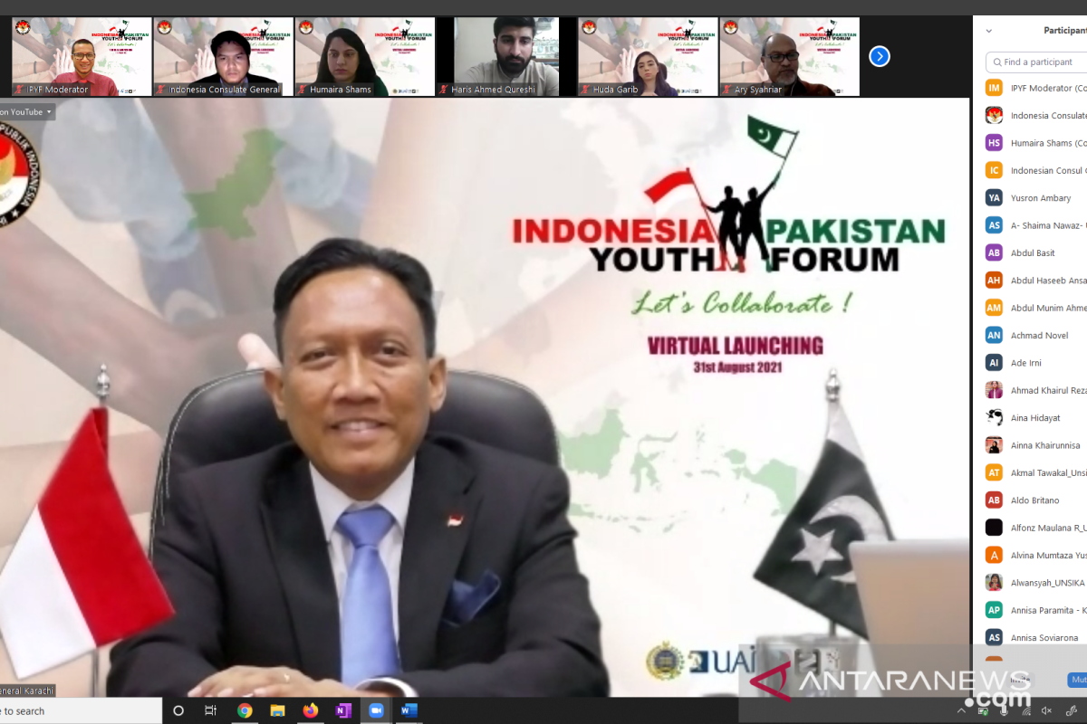 KJRI Karachi luncurkan Forum Pemuda Indonesia dan Pakistan