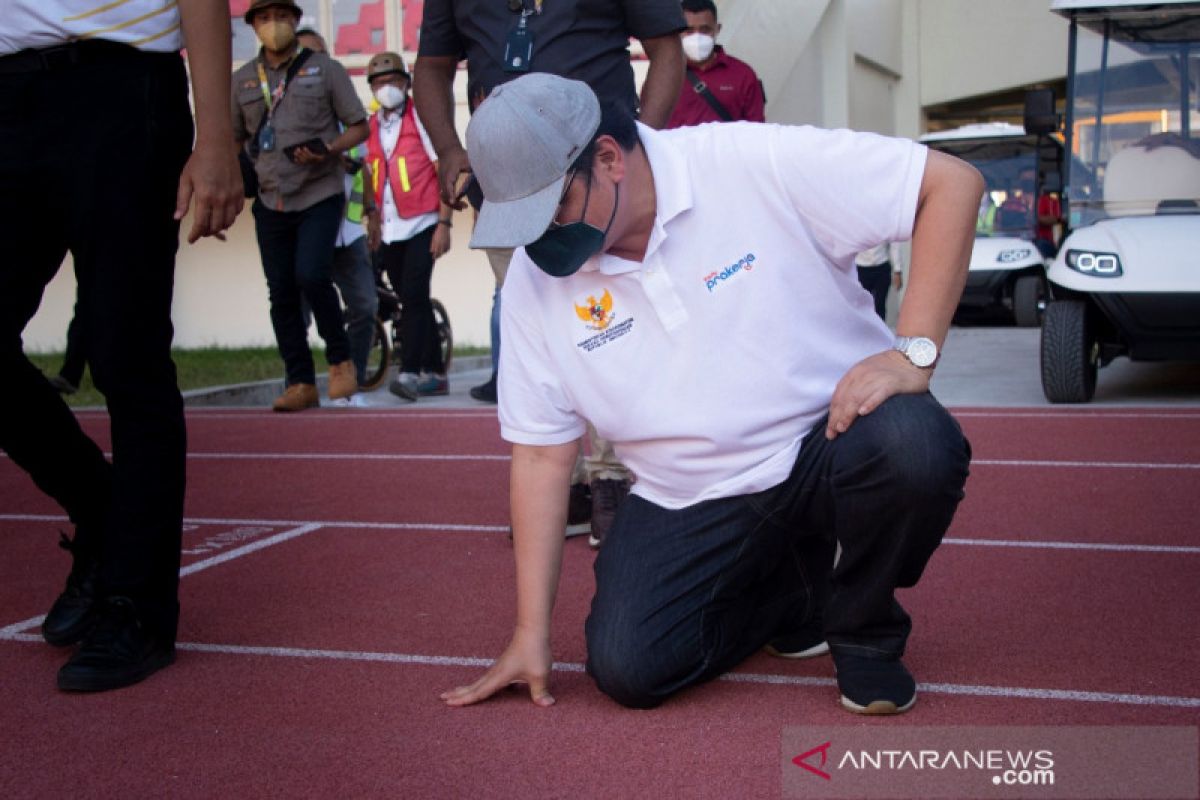 Menko Airlangga tinjau kesiapan venue dan prokes untuk PON Papua