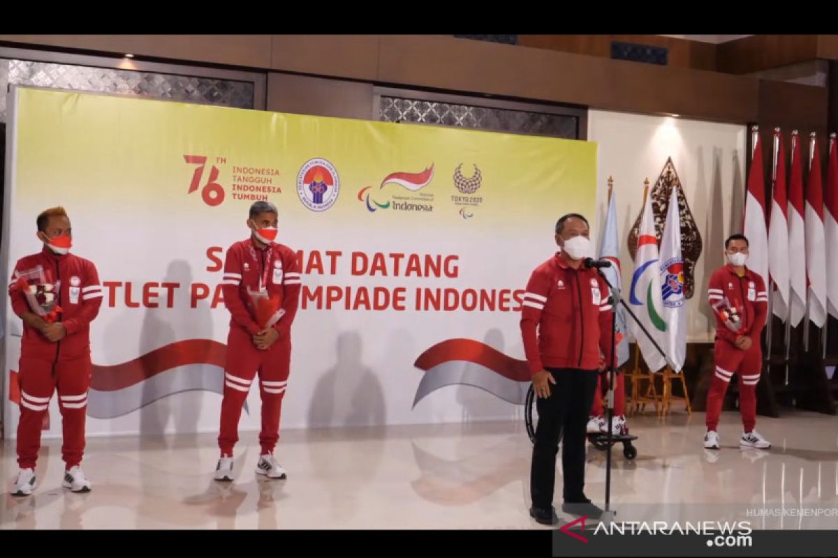 Menpora yakin Indonesia  bisa tambah emas Paralimpiade Minggu