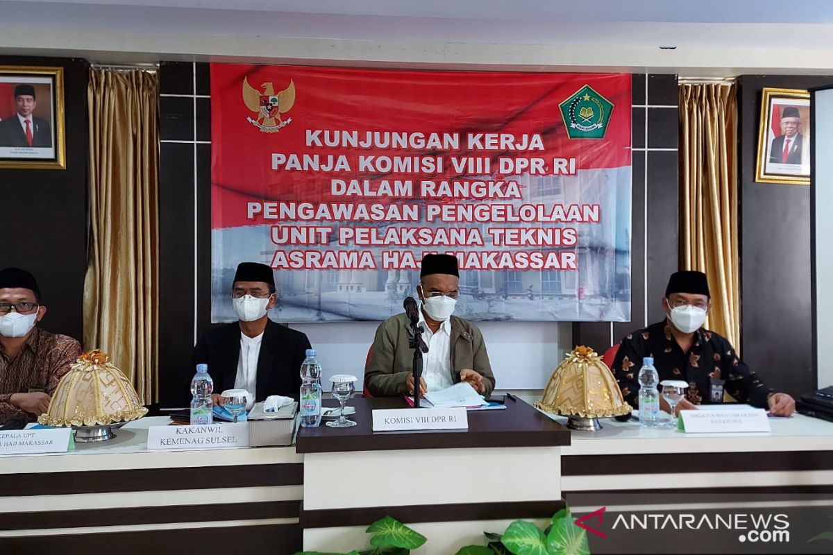 Komisi VIII DPR dukung pembangunan Wisma Marwah Asrama Haji Makassar