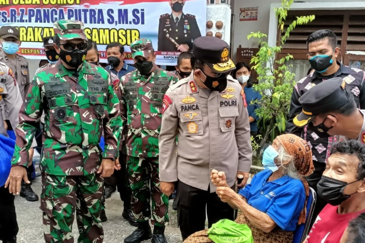 Kapolda: TNI-Polri bersinergi percepatan vaksinasi di Samosir