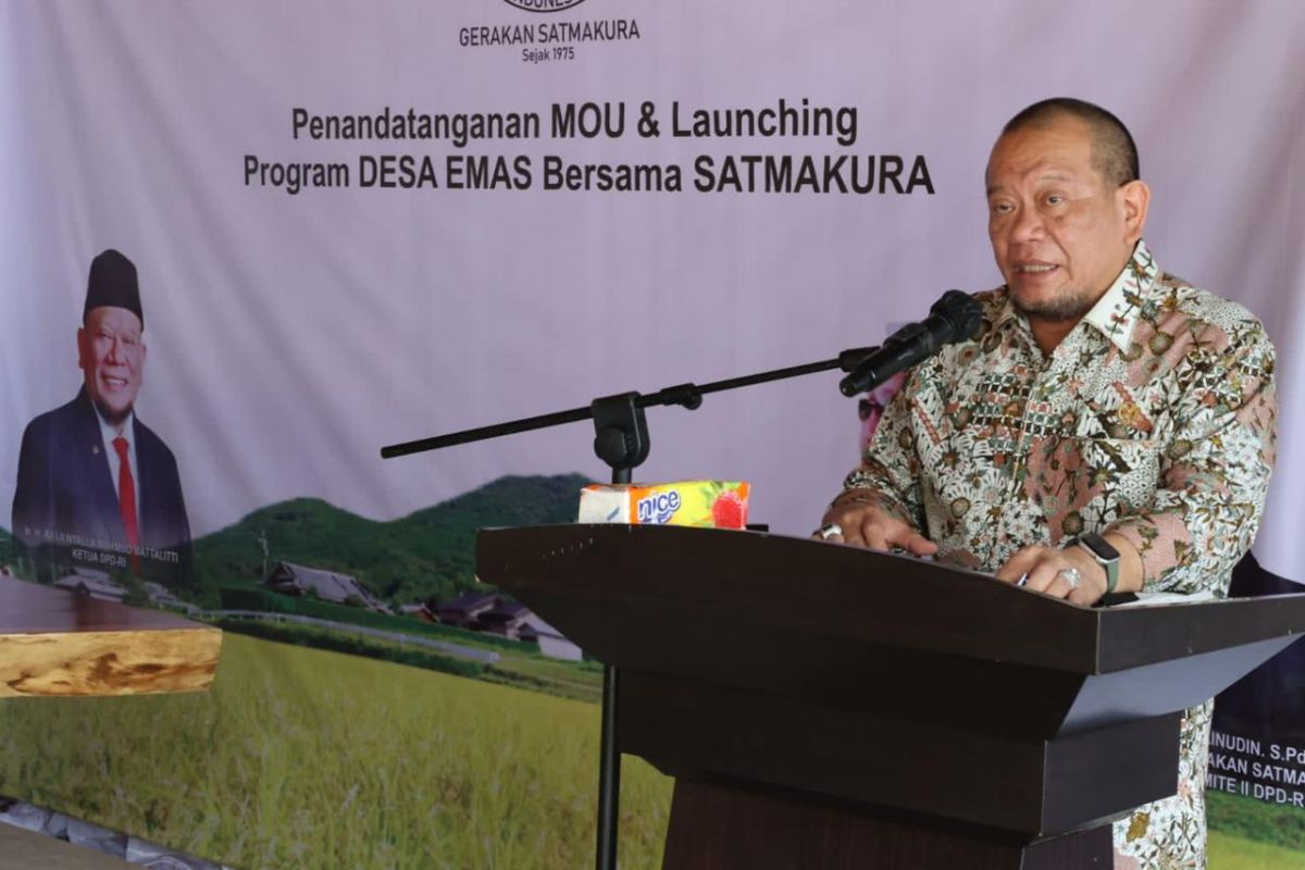 Ketua DPD hadiri peluncuran Program Desa Emas di Lampung