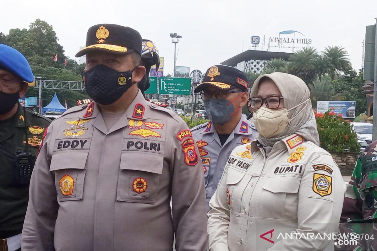 Polisi kaji perluasan ganjil-genap Puncak hingga perbatasan Cianjur