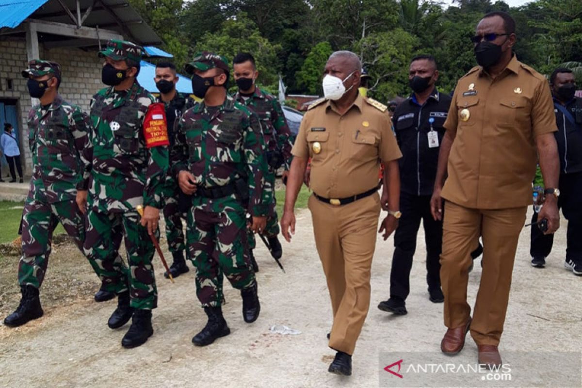 Pangdam Kasuari tinjau TKP Posramil Kisor