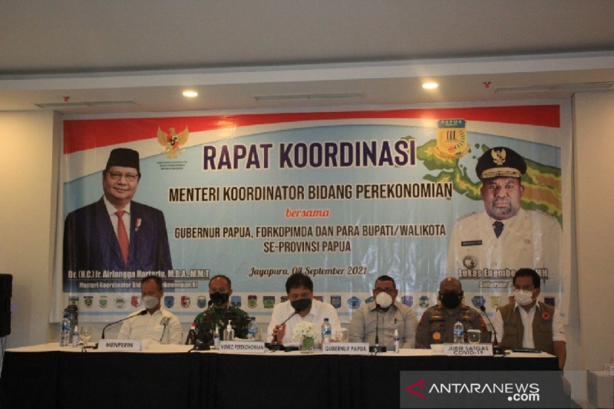 Pangdam XVII rapat dengan Menko Perekonomian bahas PON dan penanganan COVID-19