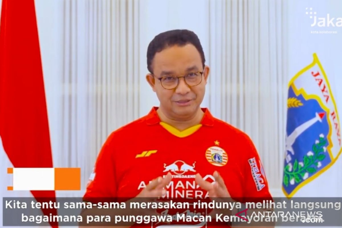 Anies : Jakmania dukung Persija dari rumah