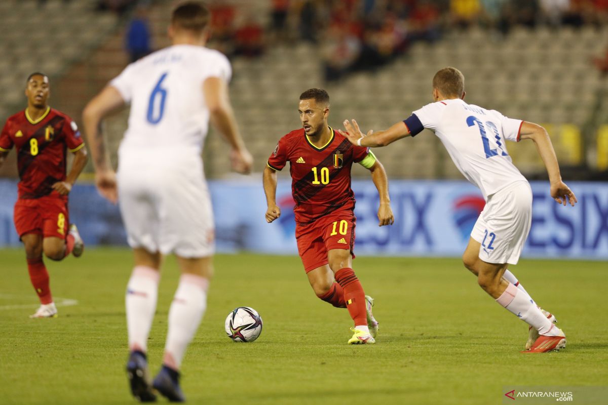 Belgia gasak Ceko tiga gol tanpa balas