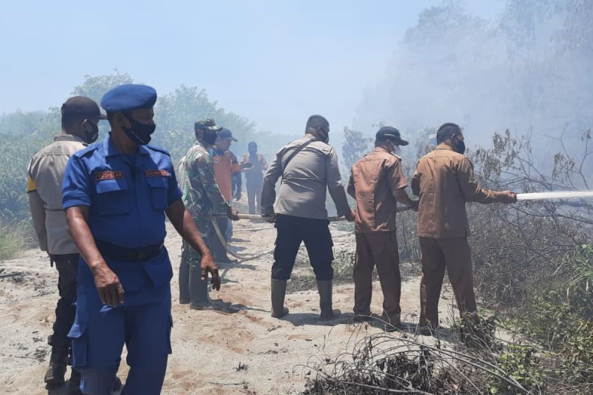 Kebakaran lahan gambut di Aceh Jaya meluas, pemadaman sulit dilakukan