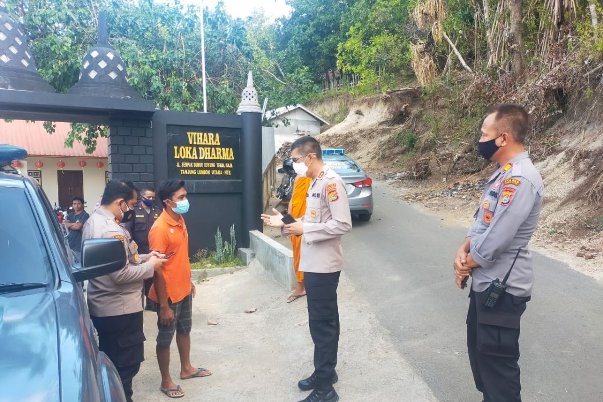 Polres Lombok Utara membuka gerai Vaksinasi Merdeka di tiga kecamatan