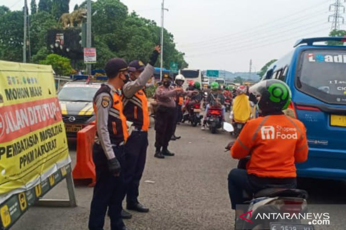 6.610 kendaraan diputarbalikkan arah Polresta Bogor