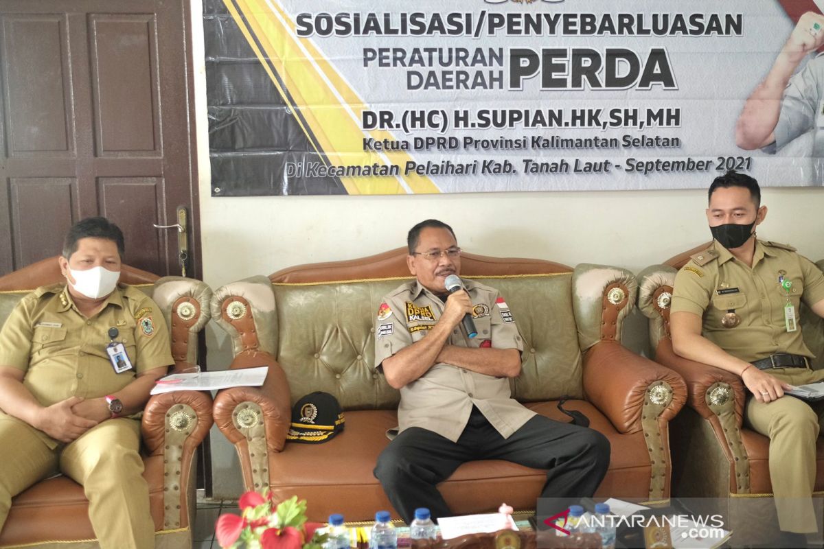 Ketua DPRD Kalsel sosialisasikan Perda Penyelenggaraan Penanggulangan Bencana